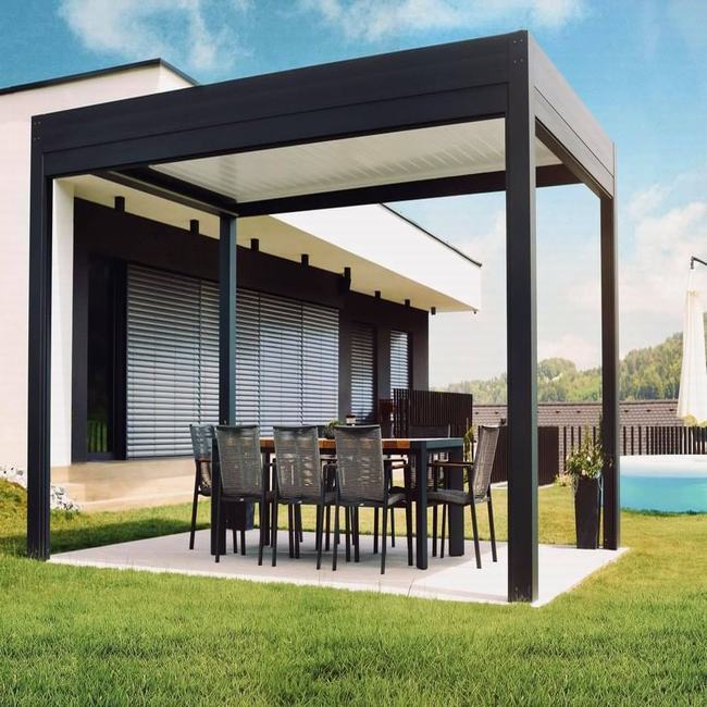 Biyoklimatik Pergola Sistemi - Cansa Yapı Cam Sistemleri